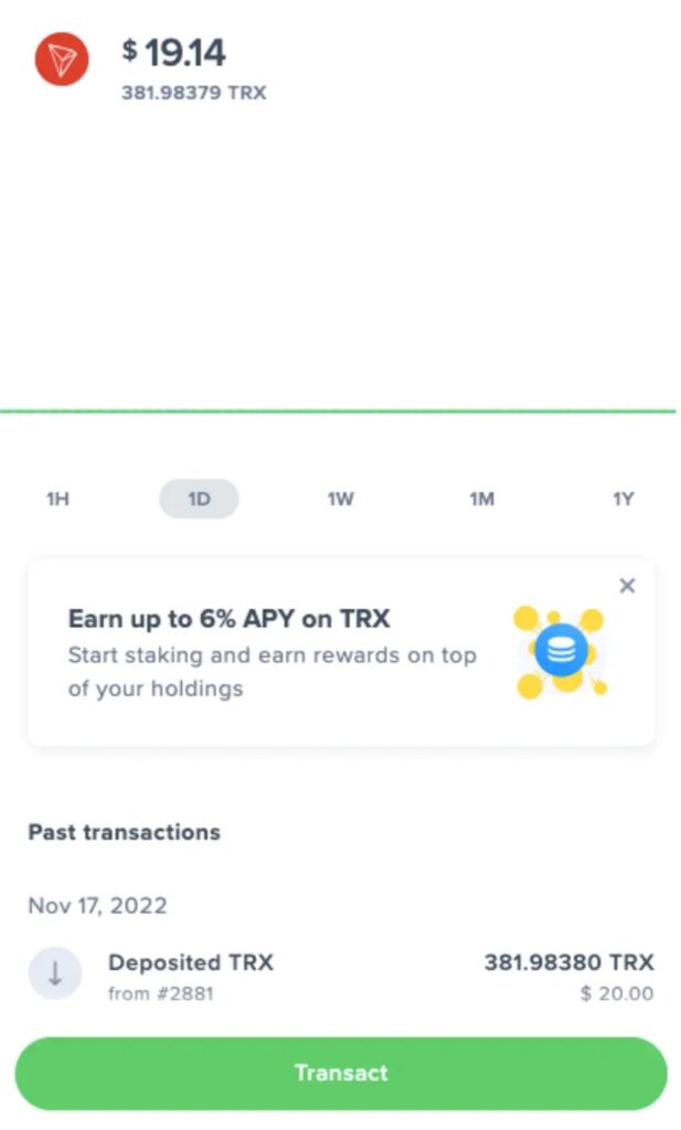 TRON Staking 2023 Earn APY Staking TRX