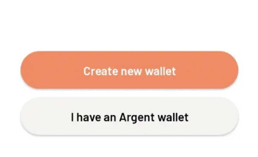 argent wallet review create wallet