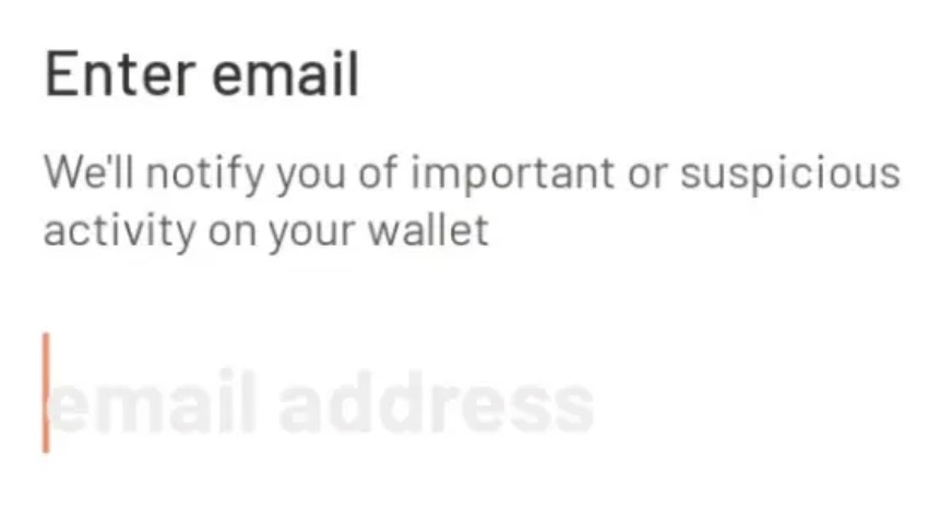 argent wallet review user email