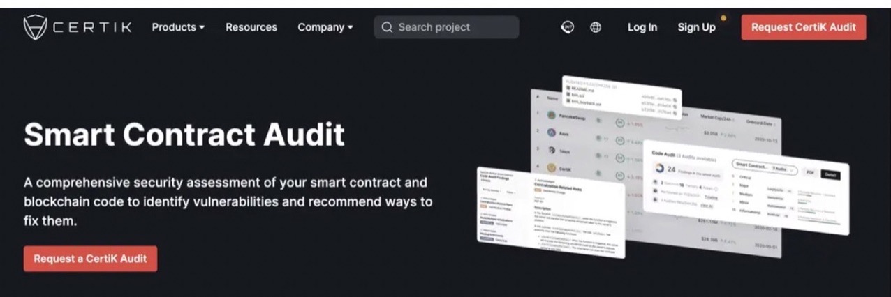 CertiK audit company website
