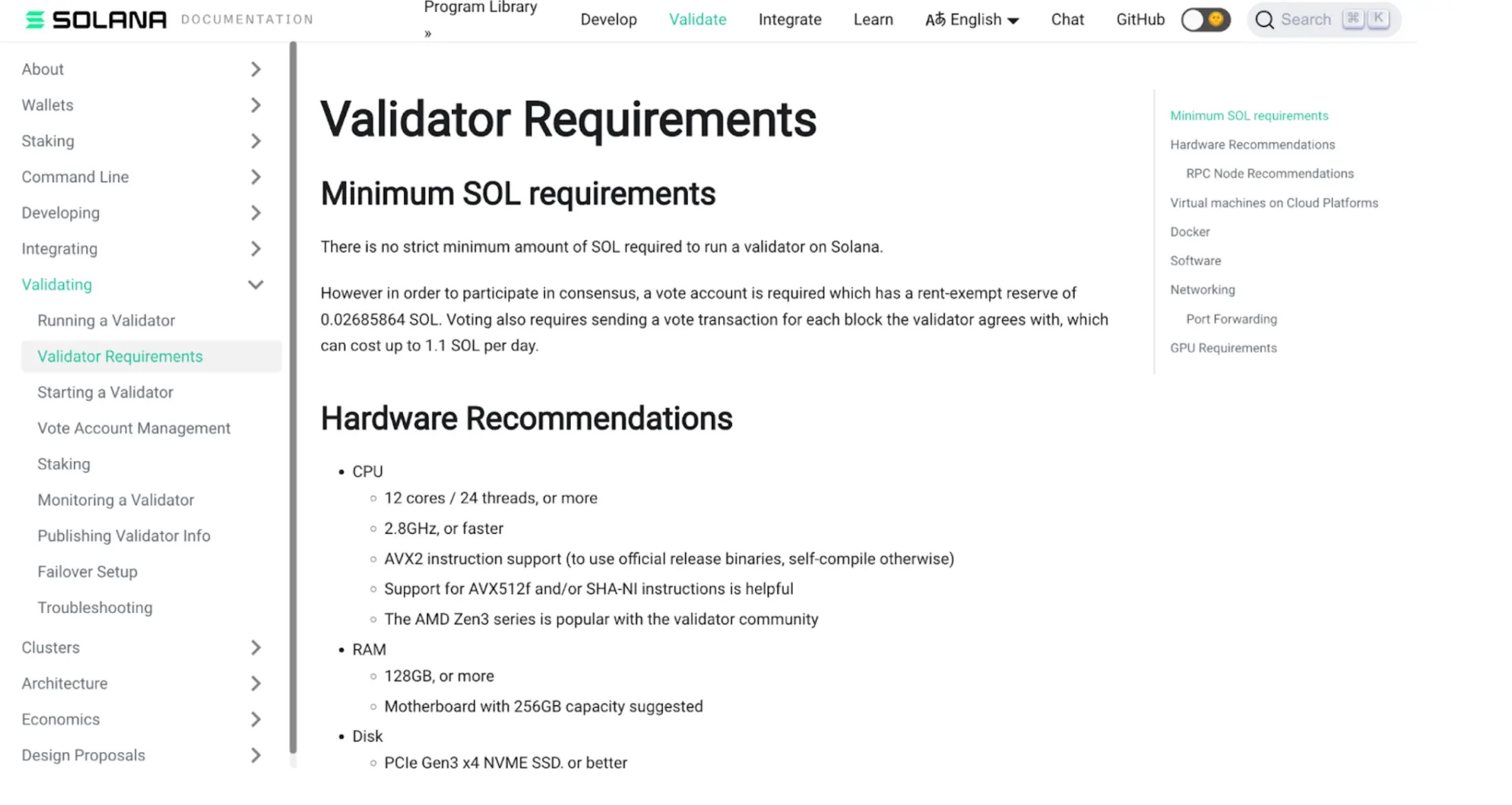How to stake Solana with your own network validator