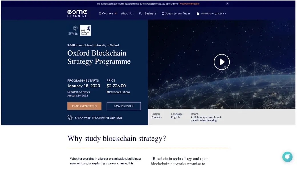 Wharton Program — Economics of Blockchain and Digital Assets