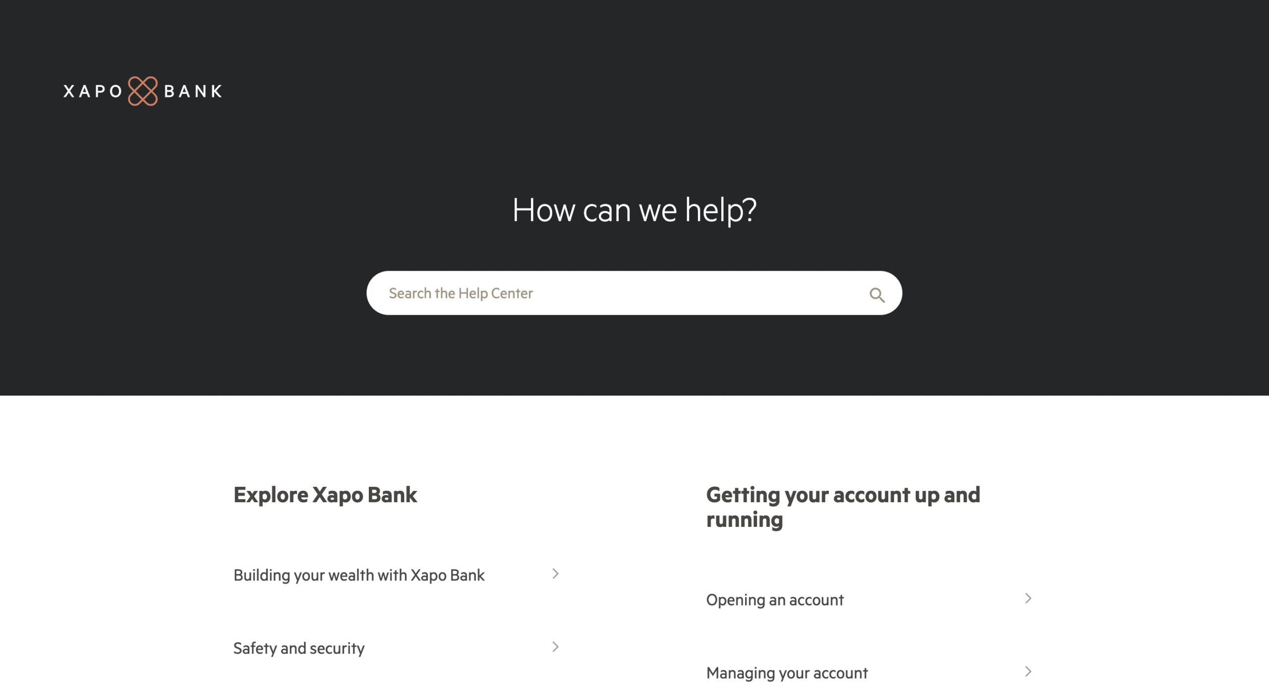 xapo help center